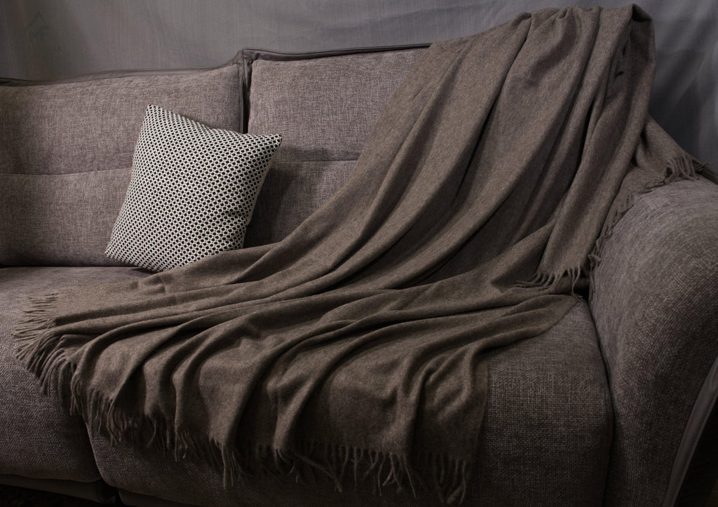 Yak Down Throw - Grey